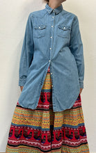 Load image into Gallery viewer, Camicia lunga Acne denim Y2K
