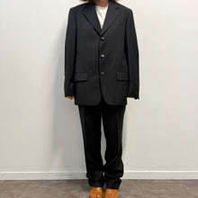 Load image into Gallery viewer, Completo Nero Gessato 90s – Tg 50
