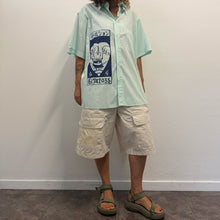 Load image into Gallery viewer, Camicia menko latte e menta
