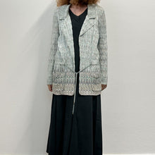 Load image into Gallery viewer, Giacca Missoni jacquard silver Y2K
