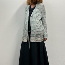 Load image into Gallery viewer, Giacca Missoni jacquard silver Y2K
