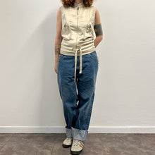 Load image into Gallery viewer, Karen Millen gilet seta color champagne Y2K
