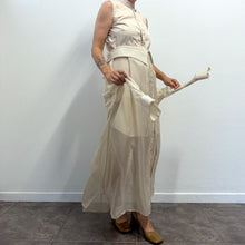 Load image into Gallery viewer, Abito Chemisier Lungo Balossa  Maxi Camicia Trasformabile con Gonna Velata
