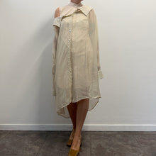 Load image into Gallery viewer, Abito Chemisier Lungo Balossa  Maxi Camicia Trasformabile con Gonna Velata
