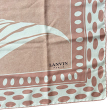 Load image into Gallery viewer, Foulard Vintage Lanvin Paris in Seta – Fine anni ’70 / Inizio anni ’80
