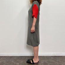 Load image into Gallery viewer, Abito Penny Black in seta Y2K
