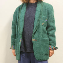 Load image into Gallery viewer, GIACCA VINTAGE VERDE 80s – LANA SALTATA
