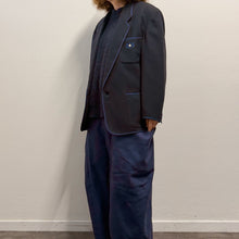 Load image into Gallery viewer, Blazer Byblos blu  80s
