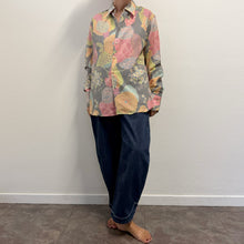 Load image into Gallery viewer, Camicia Vintage Operata con Fantasia Floreale Giapponese (Fine Anni '90)
