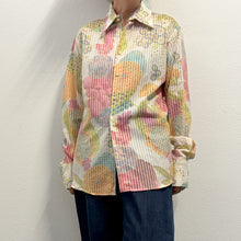 Load image into Gallery viewer, Camicia Vintage Operata con Fantasia Floreale Giapponese Fine Anni '90
