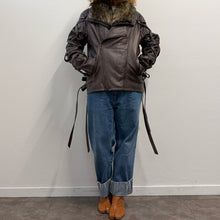 Load image into Gallery viewer, Giacca in pelle Fire Kult
