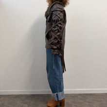 Load image into Gallery viewer, Giacca in pelle Fire Kult
