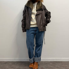Load image into Gallery viewer, Giacca in pelle Fire Kult
