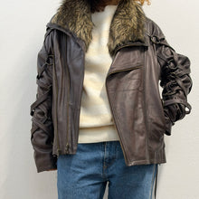 Load image into Gallery viewer, Giacca in pelle Fire Kult
