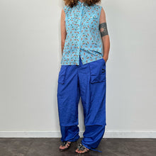 Load image into Gallery viewer, Camicia Prada color azzurra con  stampa sombrero e cactus s/s 2016
