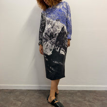 Load image into Gallery viewer, Abito Sartoriale Vintage Anni '90 in Jacquard di Seta
