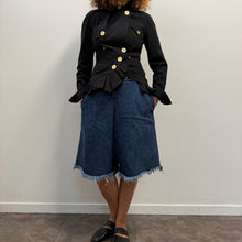Load image into Gallery viewer, Giacca Nera Gaetano Navarra - Avant-Garde / Sculptural Vintage
