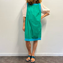 Load image into Gallery viewer, Abito block color fine anni ’70 – maniche a ballon – stile Saint Laurent
