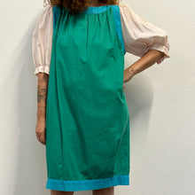 Load image into Gallery viewer, Abito block color fine anni ’70 – maniche a ballon – stile Saint Laurent
