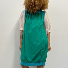 Load image into Gallery viewer, Abito block color fine anni ’70 – maniche a ballon – stile Saint Laurent
