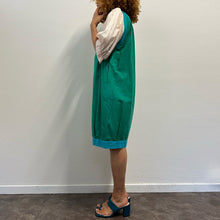 Load image into Gallery viewer, Abito block color fine anni ’70 – maniche a ballon – stile Saint Laurent
