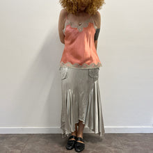 Load image into Gallery viewer, Top sottoveste Vivis – anni ’90 – rosa antico in pura seta
