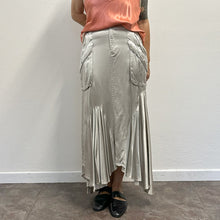 Load image into Gallery viewer, Gonna Atsuro Tayama – Y2K – satin argento Made in Japan
