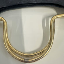 Load image into Gallery viewer, Borsa anni ’70 in pelle blu – vintage

