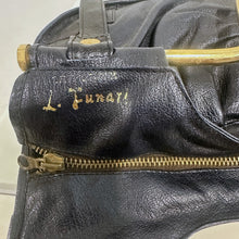 Load image into Gallery viewer, Borsa anni ’70 in pelle blu – vintage
