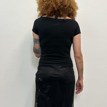 Load image into Gallery viewer, Top Moschino Jeans 80s by Franco Moschino – Cuori in Borchie Dorate
