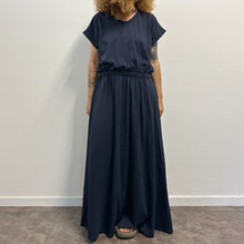Load image into Gallery viewer, Maxi Abito in Jersey di Cotone – Blu Navy (Y2K)
