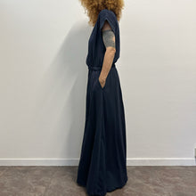 Load image into Gallery viewer, Maxi Abito in Jersey di Cotone – Blu Navy (Y2K)
