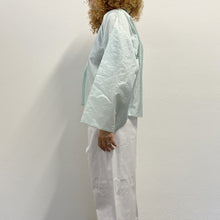 Load image into Gallery viewer, Jeogori coreano anni ’70 azzurro
