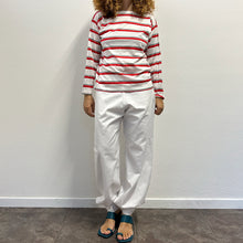 Load image into Gallery viewer, T-shirt a righe anni ’80 in filo di Scozia
