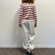 Load image into Gallery viewer, T-shirt a righe anni ’80 in filo di Scozia

