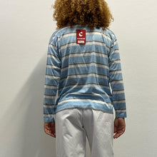 Load image into Gallery viewer, T-shirt a righe anni ’80 in filo di Scozia
