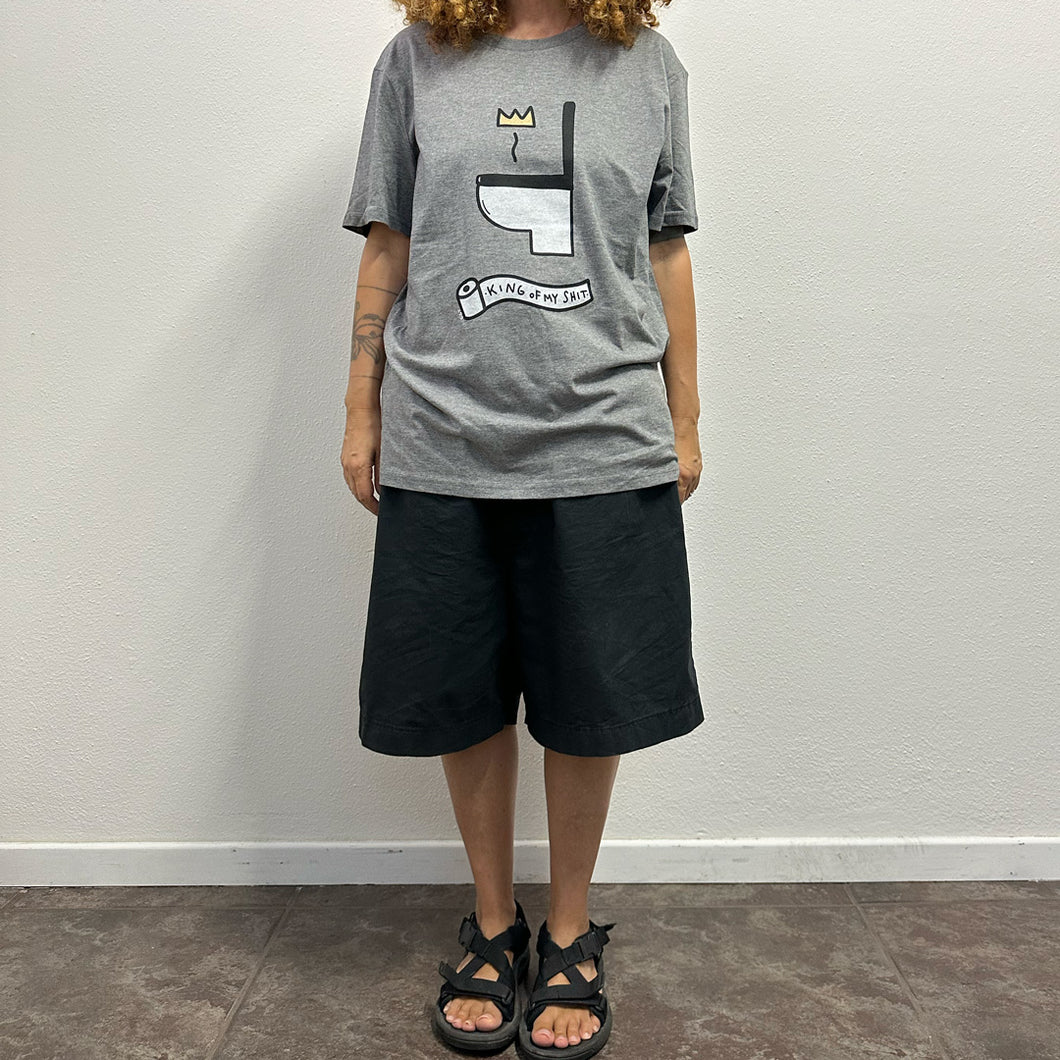 T-shirt King mélange Grey