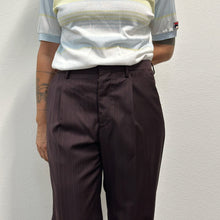 Load image into Gallery viewer, Pantalone Prada gessato marrone Y2K
