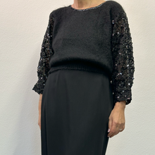 Load image into Gallery viewer, Maglione mohair paillettes 80s
