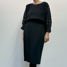 Load image into Gallery viewer, Maglione mohair paillettes 80s
