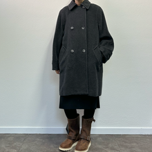Load image into Gallery viewer, Cappotto Marella doppio petto grigio 90s
