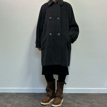 Load image into Gallery viewer, Cappotto Marella doppio petto grigio 90s
