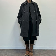 Load image into Gallery viewer, Cappotto Marella doppio petto grigio 90s
