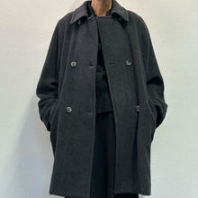 Load image into Gallery viewer, Cappotto Marella doppio petto grigio 90s
