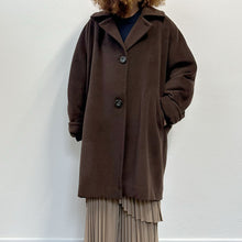 Load image into Gallery viewer, Cappotto Max Mara cioccolato 90s
