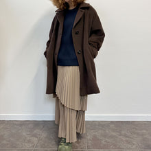 Load image into Gallery viewer, Cappotto Max Mara cioccolato 90s
