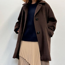 Load image into Gallery viewer, Cappotto Max Mara cioccolato 90s
