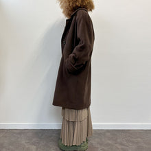 Load image into Gallery viewer, Cappotto Max Mara cioccolato 90s

