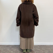 Load image into Gallery viewer, Cappotto Max Mara cioccolato 90s

