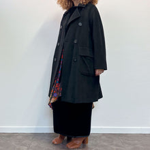 Load image into Gallery viewer, Cappotto Max Mara nero 90s
